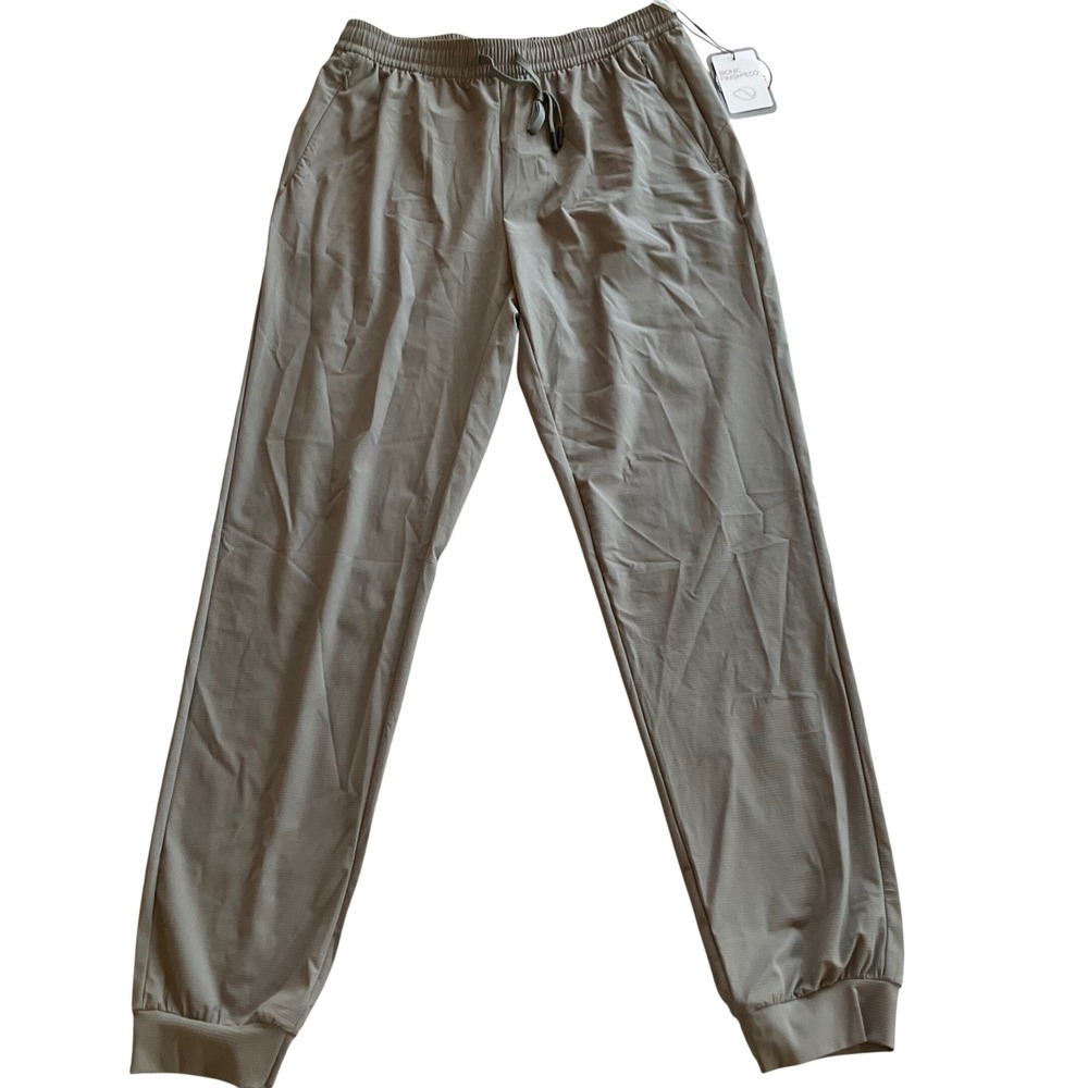 Sevego Hiking Pants Mens Large Gray UPF‎ 50+ Lightweight Joggers 32 Inseam NWT